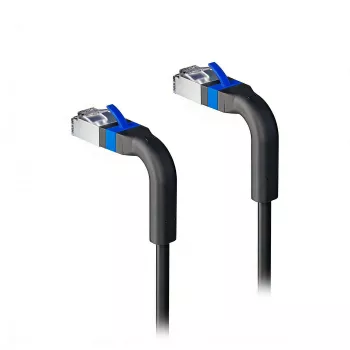 Netzwerkkabel Lanview LV-6AFTP-FLEX-ANG-015B-S — abgewinkelter Stecker, flexibel, 1,5 m
