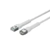 Netzwerkkabel Lanview LV-6AFTP-FLEX-ANG-03W-S — geschirmt FTP, abgewinkelter Stecker, flexibel, 3 Adern
