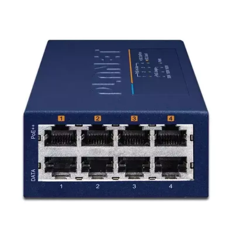 PLANET UPOE-400 4-Port-Multi-Gigabit-802.3bt-PoE-Injektor-Hub