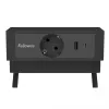 Fellowes 100137172 Stromverlängerung 2 m 1 AC-Ausgang Innenbereich Schwarz