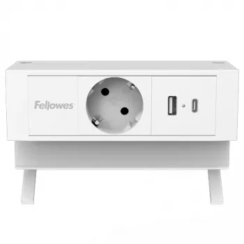 Fellowes 100137173 Stromverlängerung 2 m 1 AC-Steckdose(n) Innenbereich Weiß