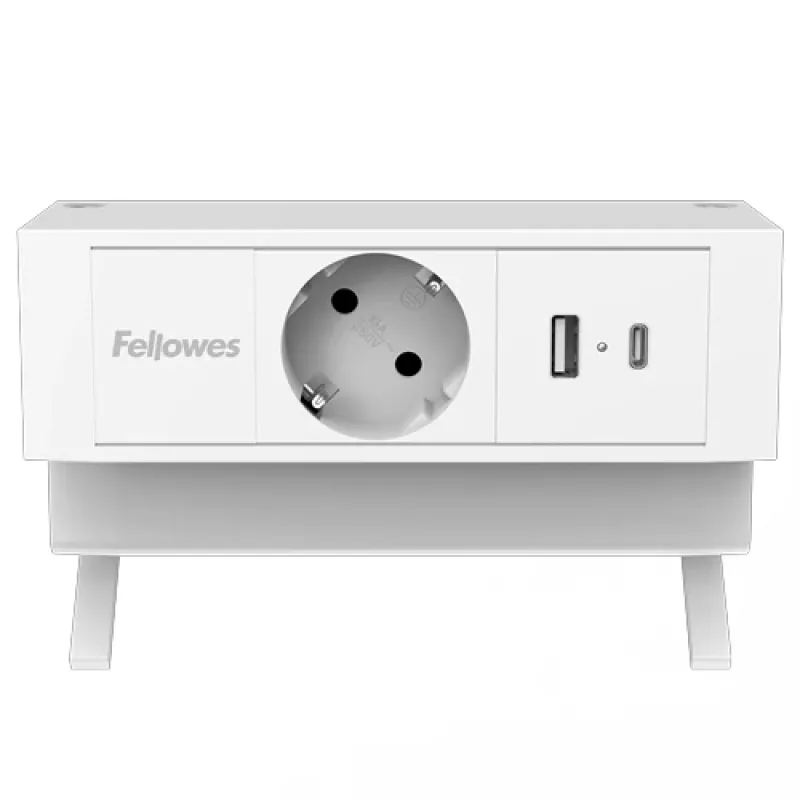 Fellowes 100137173 Stromverlängerung 2 m 1 AC-Steckdose(n) Innenbereich Weiß