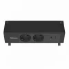 Fellowes 100137182 Stromverlängerung 2 m 2 AC-Steckdose(n) Innenbereich Schwarz