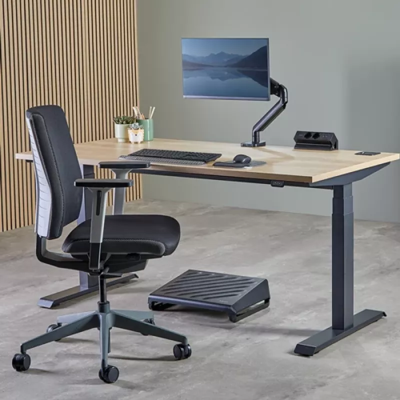 Fellowes 100137182 Stromverlängerung 2 m 2 AC-Steckdose(n) Innenbereich Schwarz