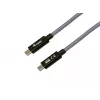 USB-C-zu-USB-C-Kabel EQUIP 2,0 m — USB 3.2 Gen 2x2, 20 Gbps, PD 240W, 4K/60Hz, schwarz