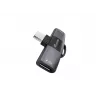 Adapter USB-C OTG 2-in-1 EQUIP 133479 — 100W PD, 10Gbit/s, 1x USB-C auf 2x USB-C, grau