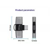 Adapter USB-C OTG 2-in-1 EQUIP 133479 — 100W PD, 10Gbit/s, 1x USB-C auf 2x USB-C, grau
