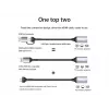 USB-zu-HDMI-Adapter EQUIP 133498 (USB-C- und USB-A-Stecker auf HDMI, 1080p, Aluminiumgehäuse, grau)