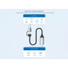 USB-zu-HDMI-Adapter EQUIP 133498 (USB-C- und USB-A-Stecker auf HDMI, 1080p, Aluminiumgehäuse, grau)