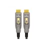 EQUIP HDMI 2.1 Aktives optisches Kabel 10 m – Abnehmbare Typ-D (Micro) + Typ-A, 48 Gbit/s, 8K/60Hz