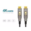 EQUIP HDMI 2.1 Aktives optisches Kabel 10 m – Abnehmbare Typ-D (Micro) + Typ-A, 48 Gbit/s, 8K/60Hz