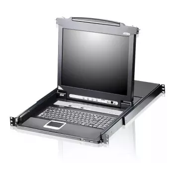 ATEN CL5708N Rack-Konsole 48,3 cm (19 Zoll) Schwarz 1HE
