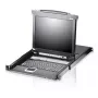 ATEN CL5708N Rack-Konsole 48,3 cm (19 Zoll) Schwarz 1HE