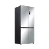 Freistehender Side-by-Side-Kühlschrank Xiaomi Mijia Cross Door 502L – Gesamt 502 L (Kühlschrank 326 L / Gefrierschrank 176 L), No Frost, Energieeffizienzklasse E, Höhe 191,2 cm, 37 dB, Gebürstetes Silber