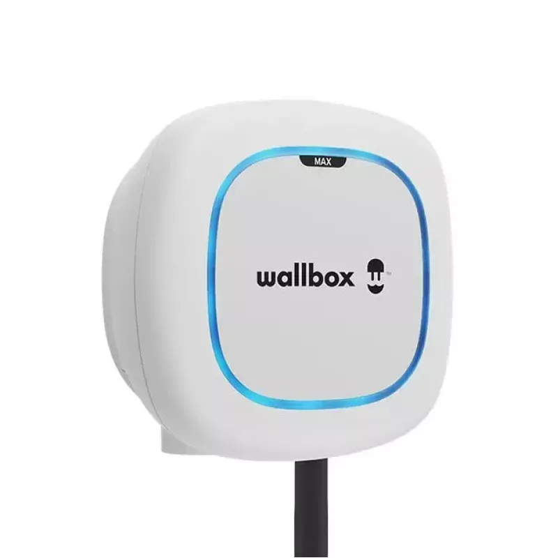 Wallbox Pulsar Max Wallbox 22 kW, Wi‑Fi & Bluetooth, 5 m Kabel, IP54, IK10, Weiß