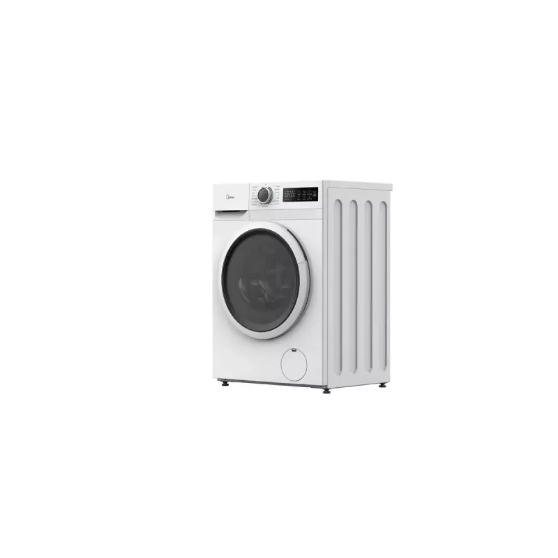 Frontlader-Waschmaschine Midea MF110W80BA10/W-HR — 8 kg, 1400 U/min, Energieklasse A, LED-Anzeige, Dampffunktion, 60×48 cm