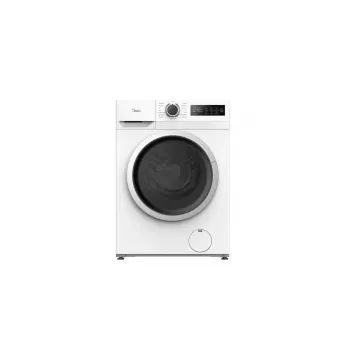 Frontlader-Waschmaschine Midea MF110W80BA10/W-HR — 8 kg, 1400 U/min, Energieklasse A, LED-Anzeige, Dampffunktion, 60×48 cm