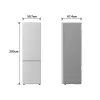 Freistehender Kühlschrank LG GBBS322CPY 375 l, Silber, Kühlteil 262 l / Gefrierteil 113 l, No Frost, LED-Anzeige