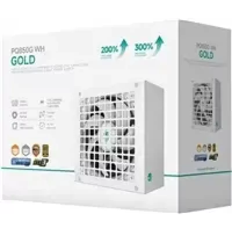 Netzteil DeepCool GAMERSTORM PQ850G WH 850W, 120mm Lüfter, vollmodular, 80+ Gold, ATX 3.1, weiß