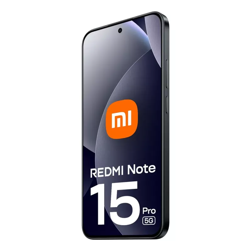Smartphone Xiaomi Redmi Note 15 Pro 5G — 6,83 Zoll (17,4 cm), 8 GB RAM, 256 GB, 200 MP, 6580 mAh, Schwarz