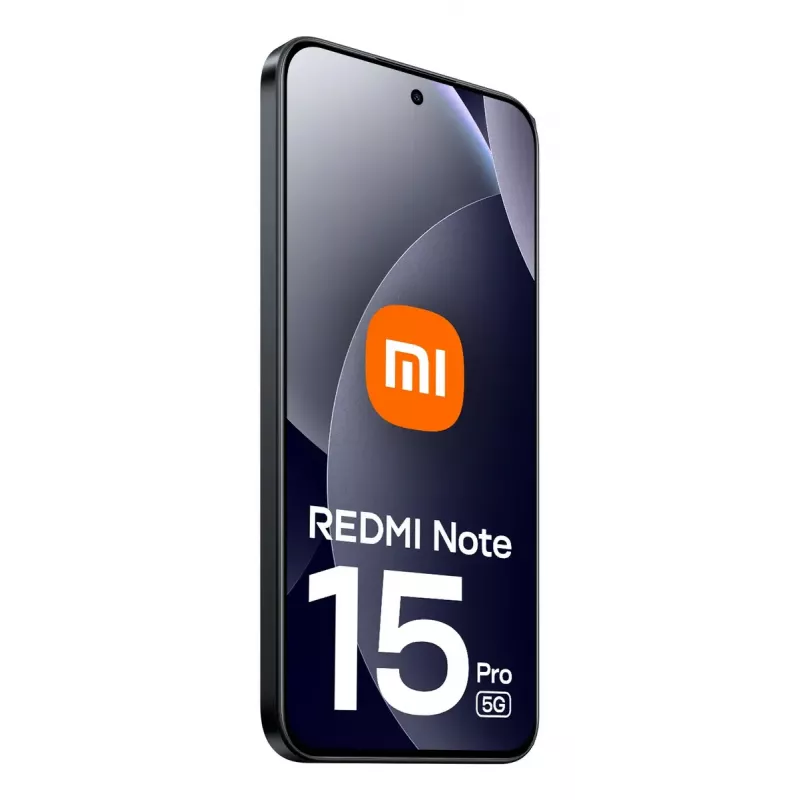 Smartphone Xiaomi Redmi Note 15 Pro 5G — 6,83 Zoll (17,4 cm), 8 GB RAM, 256 GB, 200 MP, 6580 mAh, Schwarz