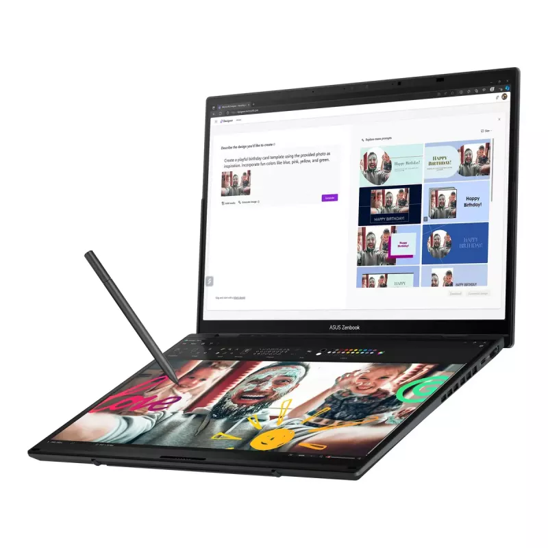 Laptop ASUS Zenbook Duo UX8406CA-QL287W 14 Zoll OLED Touch FHD 1920x1200 Intel Core Ultra 7 255H 16GB LPDDR5X 1TB SSD Intel Arc Windows 11 Home