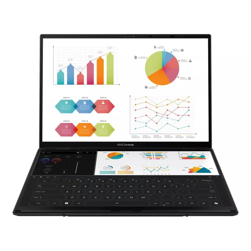 Laptop ASUS Zenbook Duo UX8406CA-QL287W 14 Zoll OLED Touch FHD 1920x1200 Intel Core Ultra 7 255H 16GB LPDDR5X 1TB SSD Intel Arc Windows 11 Home