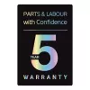 Waschtrockner LG F2X50S9TWB, Frontlader, 9 kg, 1170 U/min, A Energie, 600×535×850 mm, weiß