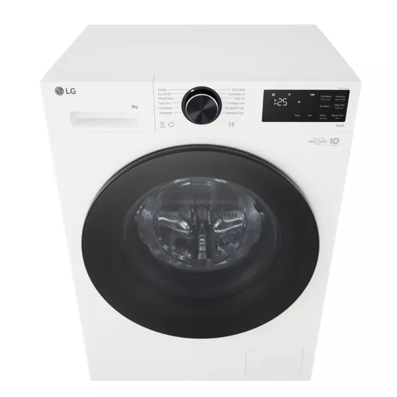 Waschtrockner LG F2X50S9TWB, Frontlader, 9 kg, 1170 U/min, A Energie, 600×535×850 mm, weiß