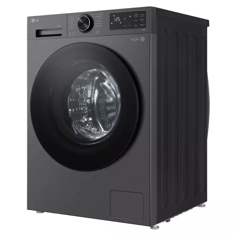 LG F4X5011TBB , A, Frontlader, Waschkapazität 11 kg, Tiefe 56,5 cm, 1400 U/min, Schwarz Waschmaschine Frontlader 1351 U/min