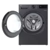 LG F4X5011TBB , A, Frontlader, Waschkapazität 11 kg, Tiefe 56,5 cm, 1400 U/min, Schwarz Waschmaschine Frontlader 1351 U/min