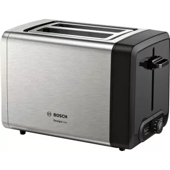 Bosch TAT4P420 Toaster 2 Scheiben 970 W Schwarz, Edelstahl