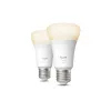 Philips Hue W 810 A60 2P EU | E27 | 7 W | Warmweißes bis tageslichtweißes Licht | Bluetooth, Zigbee