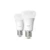 Philips Hue W 810 A60 2P EU | E27 | 7 W | Warmweißes bis tageslichtweißes Licht | Bluetooth, Zigbee
