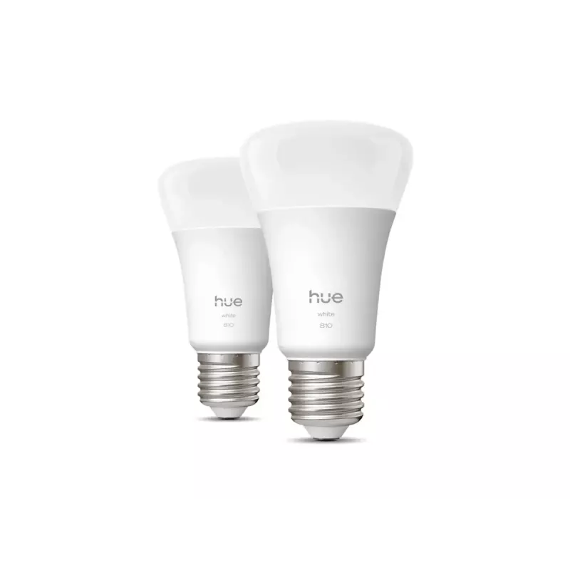 Philips Hue W 810 A60 2P EU | E27 | 7 W | Warmweißes bis tageslichtweißes Licht | Bluetooth, Zigbee