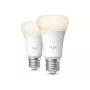 Philips Hue W 810 A60 2P EU | E27 | 7 W | Warmweißes bis tageslichtweißes Licht | Bluetooth, Zigbee