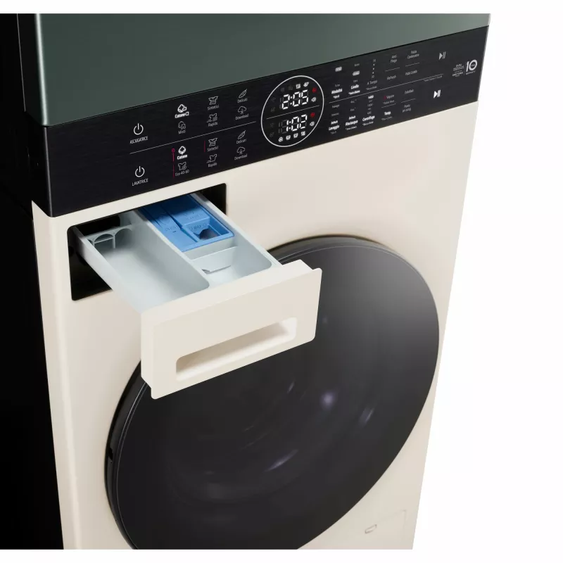Waschtrockner LG WT1210EGF freistehend Frontlader, 22 kg, 1400 U/min, Grün/Weiß
