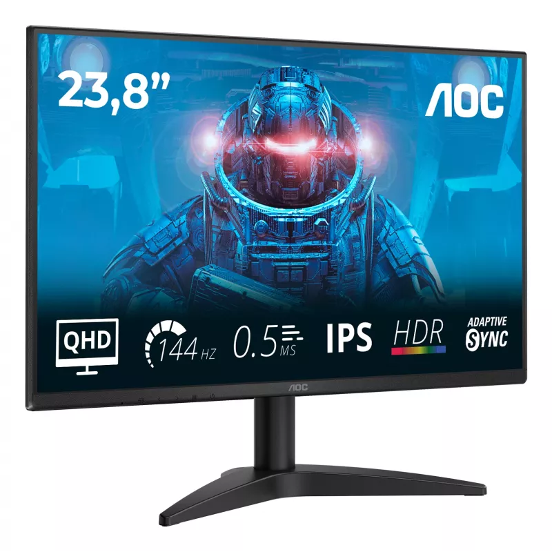 AOC B3 Q24B36X Computermonitor 60,5 cm (23,8 Zoll) 2560 x 1440 Pixel Quad HD LED Schwarz