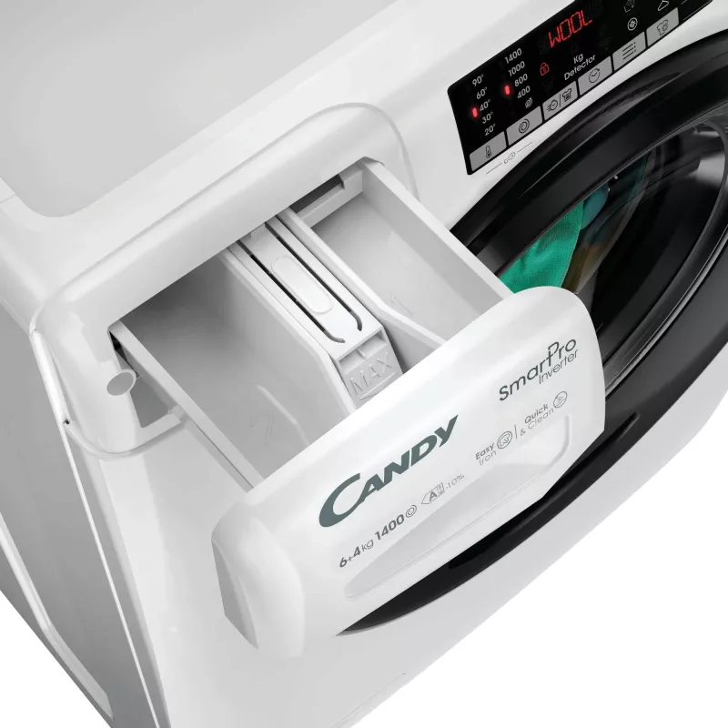 Candy Smart Pro CSOW44644TWMB6-S Waschtrockner Freistehend Frontlader Weiß