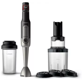 Stabmixer Philips Viva Collection HR2656/90 Schwarz Gebürsteter Stahl