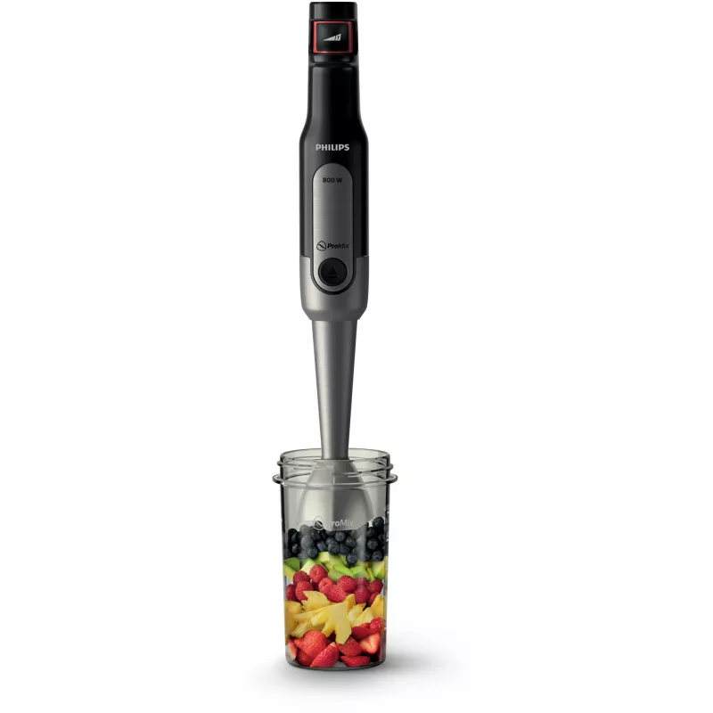 Stabmixer Philips Viva Collection HR2656/90 Schwarz Gebürsteter Stahl