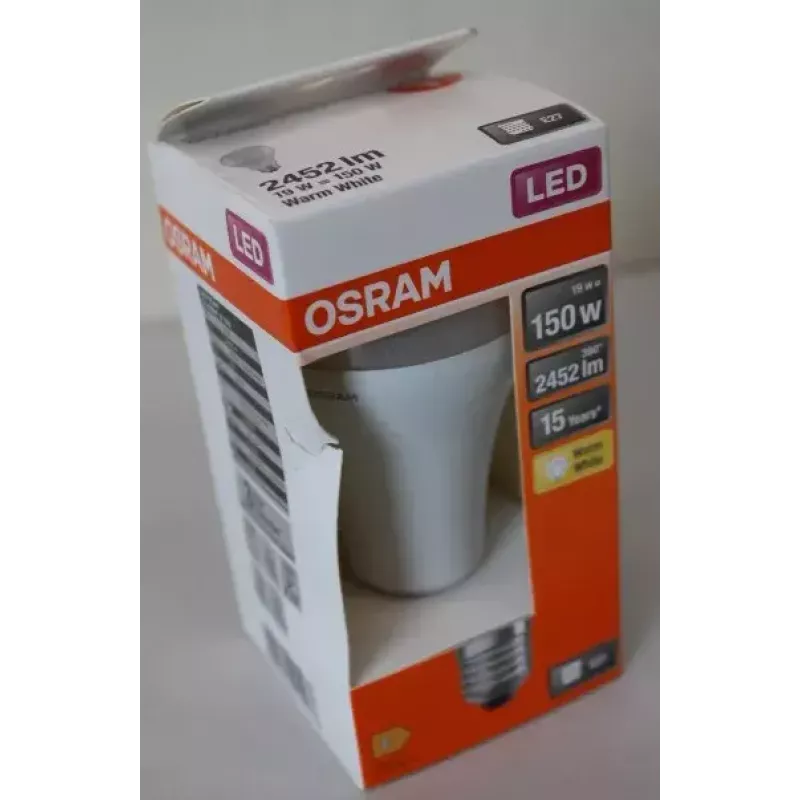 LEDvance Parathom Classic LED E27 19W 827 (Warmweiß) nicht dimmbar — beschädigte Verpackung