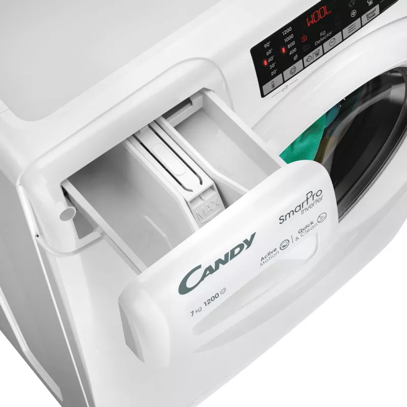 Candy Smart Pro Inverter CO4 274TWM6/1-S Waschmaschine Frontlader 7 kg 1200 U/min Weiß