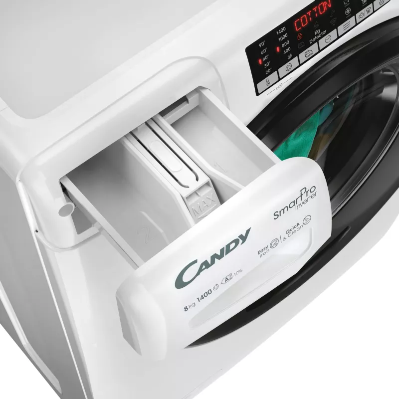 Candy Smart Pro Inverter CSO486TWMB6/1-S Waschmaschine Frontlader 8 kg 1400 U/min Weiß