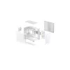 PC-Gehäuse DeepCool CG330 3F Weiß — Mid-Tower ATX-Chassis, weiß