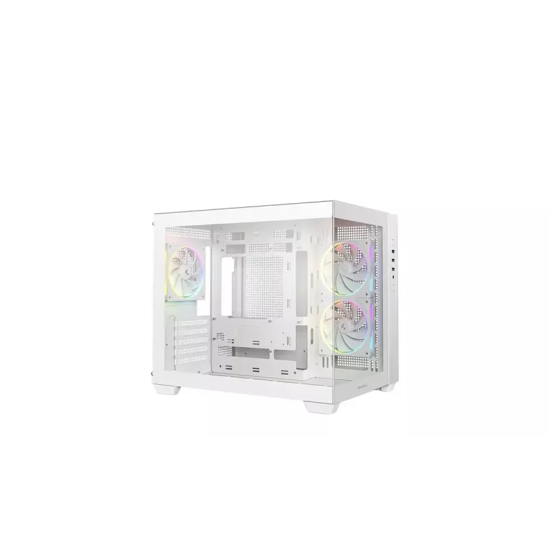 PC-Gehäuse DeepCool CG330 3F Weiß — Mid-Tower ATX-Chassis, weiß