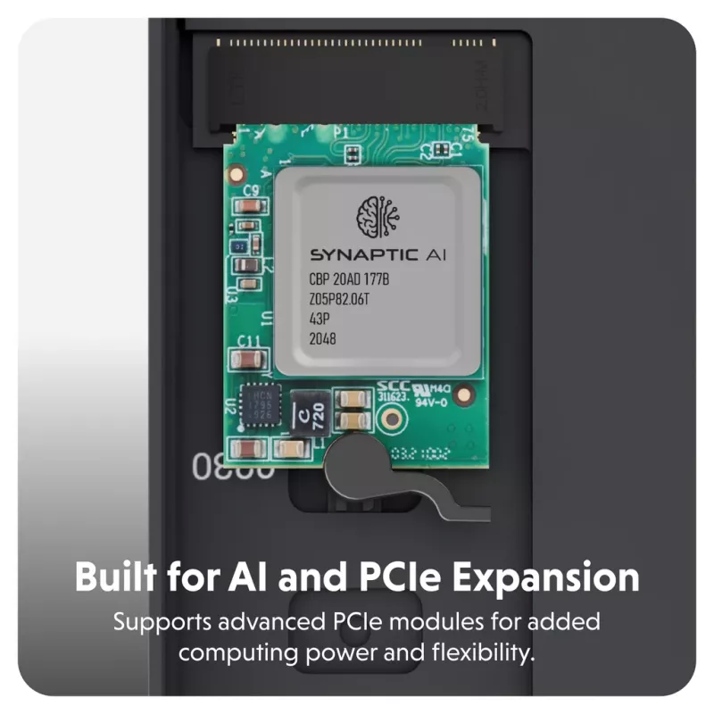 SSD-Gehäuse Hyper HD2500GL für M.2 PCIe SSD (USB4 Gen4, USB‑C) Schwarz