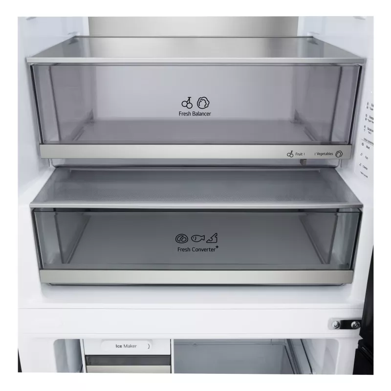 LG GBBW726CEV Freistehend 465 L Schwarz
