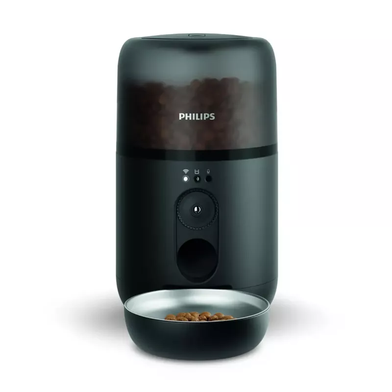 Automatischer Futterautomat Philips 5000er Serie PAW5320/02 mit Kamera, 4,5 l Futter- und Wasserkapazität, Kunststoffgehäuse, für den Innenbereich