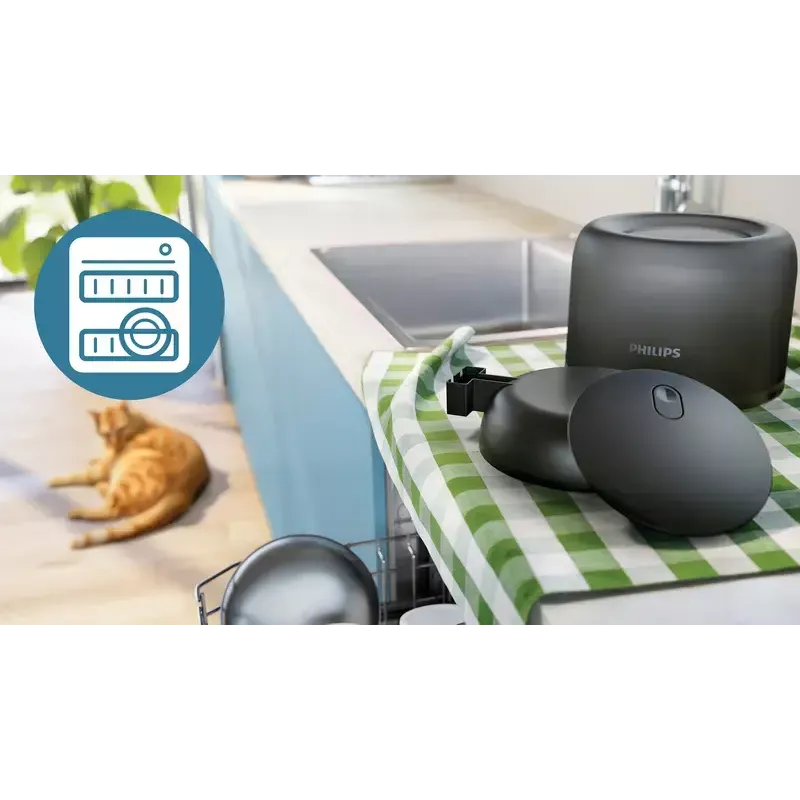 Automatischer Futterautomat Philips 5000er Serie PAW5320/02 mit Kamera, 4,5 l Futter- und Wasserkapazität, Kunststoffgehäuse, für den Innenbereich